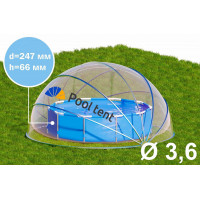 Круглый купольный тент павильон d360см Pool Tent для бассейнов и СПА PT360-B синий