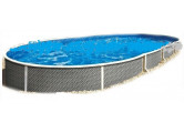 Морозоустойчивый бассейн Mountfield Azuro Rattan овальный 5,5х3,7х1,2 м Premium