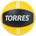 Медбол 1кг, d19,5см, резина Torres AL00231 желто-черный 75_75