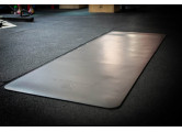 Коврик для йоги 184х61,5х0,5 см YouSteel Yoga Mat, PU-rubber, черный+серый
