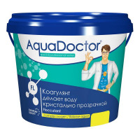 Флокулянт, 1кг ведро, гранулы, коагулирующий препарат, быстрорастворимый AquaDoctor AQ19394