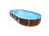 Морозоустойчивый бассейн овальный 910х460х120см Azuro 407DL 3EXB0229 pebbles (без оборудования)
