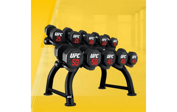 Уретановые гантели UFC Premium 34kg (пара) UFC UFC-DBPU-8321 600_380