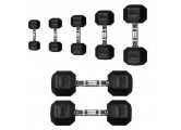 Гантель 50кг Perform Better Rubber Encased Hex Dumbbells 4137-50\BK-50-00