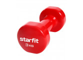 Гантель виниловая Core 3 кг Star Fit DB-101 красный