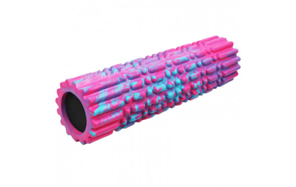 Ролик для йоги Sportex полнотелый 45х15см B34515 YGR-6 розовый мультиколор 600_380