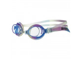 Очки для плавания Atemi детские, PVC\силикон S304 голубой/сиреневый/белый