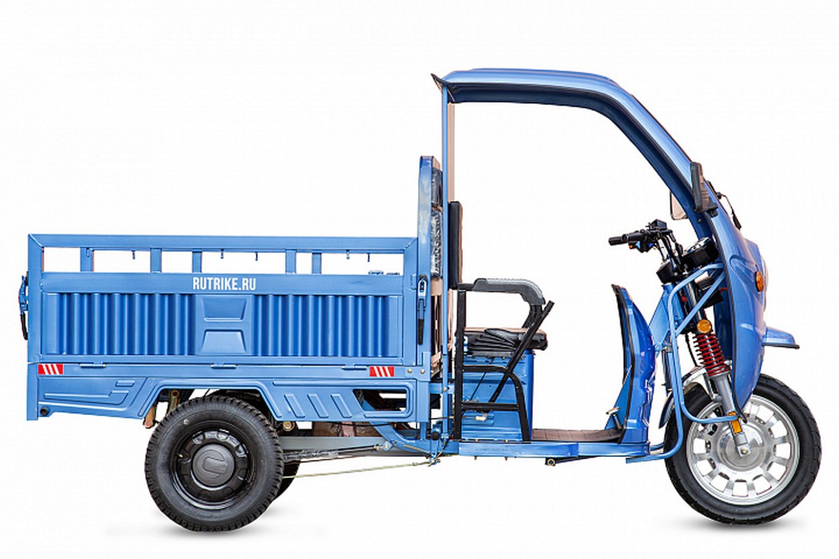 Грузовой электротрицикл RuTrike Гермес Pro 1500 72V1500W 024457-2753 темно-синий матовый 1200_800