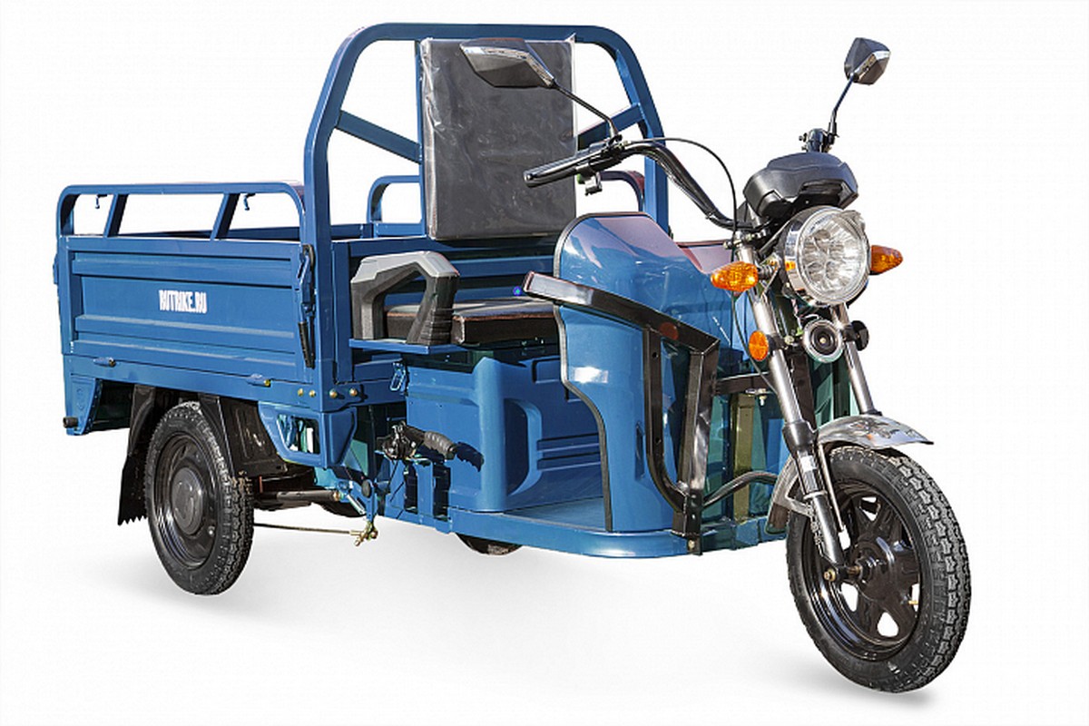 Грузовой электротрицикл RuTrike Вояж К 1300 60V800W 023964-2653 темно-синий 1200_800