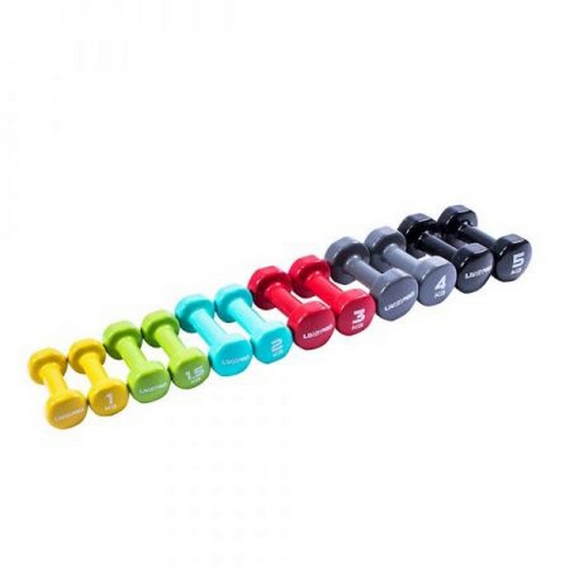 Гантели для аэробики 3 кг Live Pro Colored Studio Dumbbell LP8076-3\RD-00-00 800_800