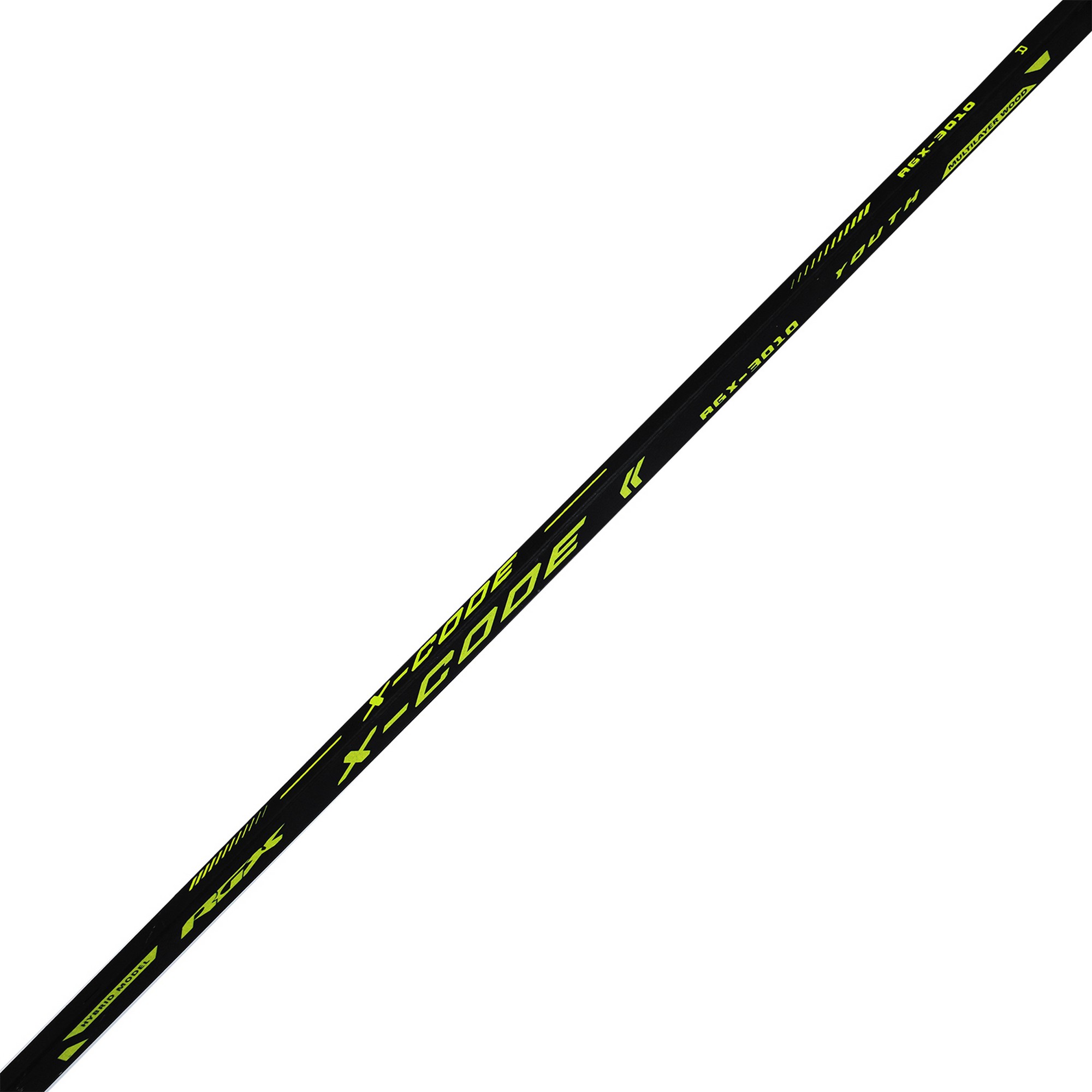 Клюшка для х/ш RGX X-CODE YOUTH R RGX-3010 Black\Green (продажа по 10шт) 2000_2000