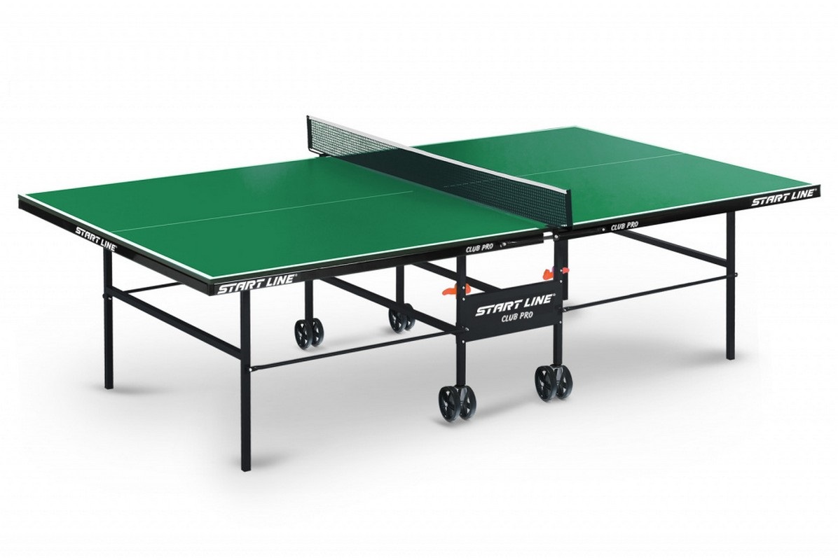 Теннисный стол Start Line Club Pro 16 мм с сеткой Green 1196_800