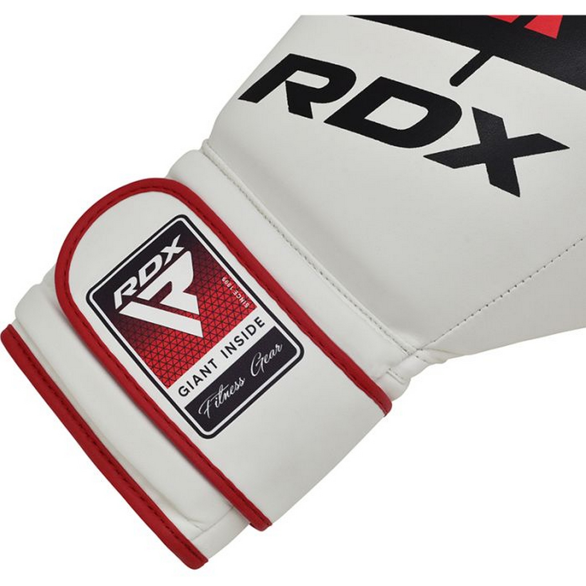 Перчатки тренировочные RDX BGR-F7R-16oz белый\красный 2000_2000