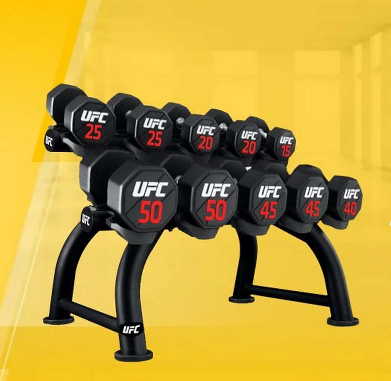 Уретановые гантели UFC Premium 38kg (пара) UFC UFC-DBPU-8323 800_781