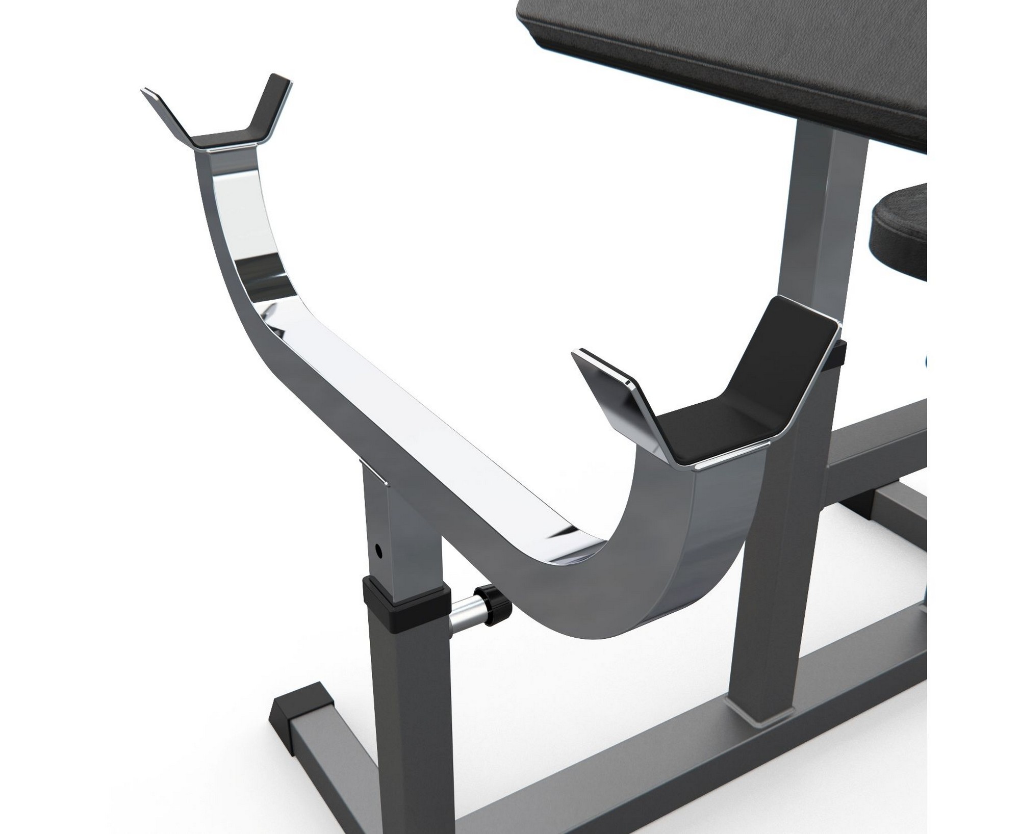 Скамья Скотта DFC Homegym UB009G серый 2000_1636