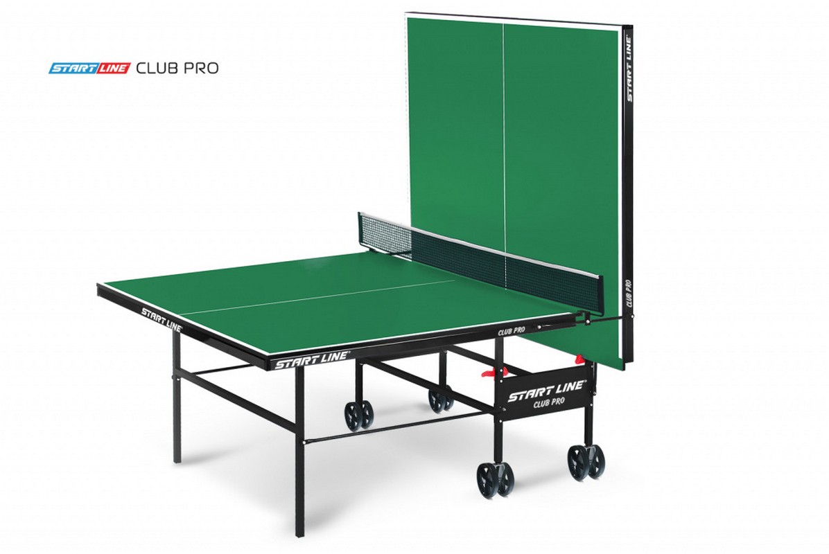 Теннисный стол Start Line Club Pro 16 мм с сеткой Green 1196_800