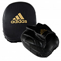 Лапы Adidas Short Focus Mitts черно-золотые adiMP02 120_120