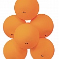 Мячи для настольного тенниса Atemi 2*, пластик, 40+, оранж., 6 шт., ATB201 120_120