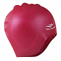 Шапочка для плавания силиконовая анатомическая (бордовая) Sportex E41554 120_120