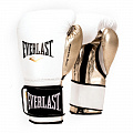 Перчатки тренировочные Everlast Powerlock 12oz P00000608 белый\золотой 120_120