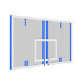 Щит баскетбольный 180х105 см оргстекло 15 мм на металлической раме для стойки Spektr Sport 120_120